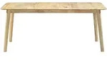 vidaXL Esstisch 180x90x76 cm Massives Mangoholz Modell Orion Horizon Plus