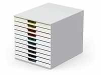 DURABLE Schubladenbox VARICOLOR MIX 10 763027 10Fächer grau/farbig