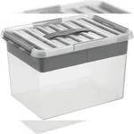 helit Aufbewahrungsbox 22L - transparent