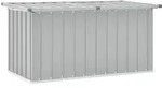 vidaXL Gartenbox Grau 129x67x65 cm