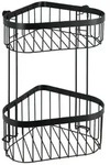 WENKO Eckregal 2 Etagen Classic Plus Black