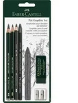 FABER-CASTELL 112997, Multi, Schwarz, Gr&uuml;n, Grau, Sichtverpackung, 7 St&uuml;ck(e)