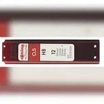 rotring Feinminen hi-polymer 0,5mm HB schwarz VE=12 St&uuml;ck