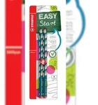 STABILO Bleistift EASYgraph H&auml;rtegrad B 2er Pack f&uuml;r Rechtsh&auml;nder Petrol