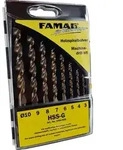 Famag Holzspiralbohrersatz HSS 8-tlg. in Kassette