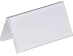 DURABLE Tischnamensschild 805119 100x52/104mm tr 25 St./Pack.