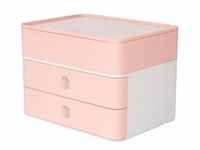 HAN Schubladenbox SMART-BOX PLUS 2 Laden+Box weiß/rosa