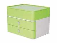 HAN Schubladenbox SMART-BOX PLUS 2 Laden+Box weiß/grün
