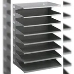 Durable Sortierreck 8tlg A4/ Folio gr aus Metall
