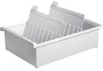 HAN Karteikartenbox DIN A5 1300 Karten Lichtgrau 22,8 x 34,7 x 9,6 cm