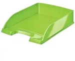 Leitz WOW Briefablage 5226 DIN A4 Gr&uuml;n 25,5 x 35,7 x 7 cm