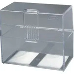 herlitz Karteikasten Profiline A7 quer transparent