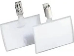 DURABLE Click-Fold Namensschilder Clip 9 x 0,64 x 5,4 cm PP (Polypropylen) 25 St&uuml;ck