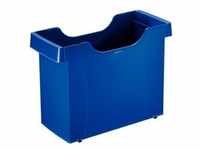 Hängempappenbox Uni-Box, blau, für A4 Mappen, Tragegriffe, Fassungsvermögen: ca.