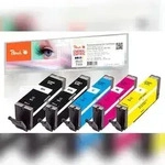 Peach Spar Pack Tintenpatronen XXL kompatibel zu Canon PGI-580XXL, CLI-581XXL