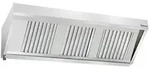 Bartscher Wandhaube | CNS | mit Motor | 1800m3/h | 1800x700x450(h)mm.