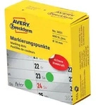 AVERY Zweckform Markierungspunkte, 10 mm, gr&uuml;n, Spender
