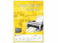 TOP STICK Universal-Etiketten, 25,4 x 10 mm, weiß, 100 Blatt