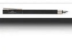 Faber Castell F&uuml;ller Neo Slim Metall schwarz/ros&eacute; Feder M