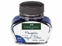Tintenglas Königsblau löschbar 30 ml Faber-Castell