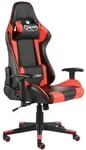 vidaXL Gaming-Stuhl Drehbar Rot PVC
