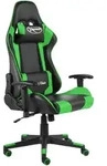 vidaXL Gaming-Stuhl Drehbar Gr&uuml;n PVC