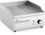 Royal Catering Elektro Grillplatte - 360 x 380 mm - Ribber + Flat - 2.000 W