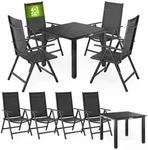 CASARIA&reg; Aluminium Sitzgruppe Bern 4+1 WPC Tisch Hochlehner