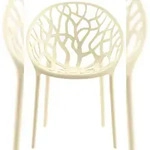 CLP Gartenstuhl Hope Kunststoff HBT: 80x59x60 cm creme