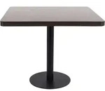 vidaXL Bistrotisch Dunkelbraun 80x80 cm MDF