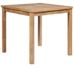 vidaXL Gartentisch 80x80x77 cm Massivholz Teak