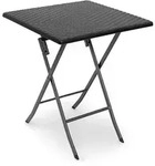 Relaxdays Gartentisch klappbar BASTIAN quadratisch H x B x T: 74 x 61,5 x 61,5 cm,
