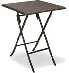 Relaxdays Gartentisch klappbar BASTIAN, quadratisch H x B x T: 74 x 61,5 x 61,5 cm,
