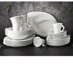 CreaTable Acacia Weiss Kombiservice 30-tlg Porzellan