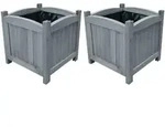 vidaXL Garten-Hochbeete 2 Stk. 30x30x30 cm Massivholz Tanne