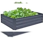 Metall Hochbeet Gartenbeet Gem&uuml;sebeet Pflanzbeet Pflanzkasten Blumenbeet Garten