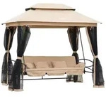 Outsunny - Hollywoodschaukel - L256 x B172 x H248 cm
