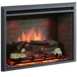 BALDERIA Calida 33,Elektrokamin, Elektrischer Einbaukamin, LED Flammeneffekt, Heizung