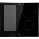 Klarstein Delicatessa 60 Hybrid Einbaukochfeld Induktion 4 Zonen 7000W Glas Schwarz
