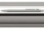 Faber-Castell 342020 Kugelschreiber NEO Slim - B, Edelstahl, gl&auml;nzend