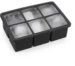 Relaxdays Eisw&uuml;rfelform Silikon, wiederverwendbar, XXL Silikonform f&uuml;r 5 cm