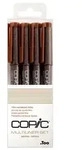 Marker Copic Multiliner sepia 4 St&uuml;ck sortiert