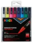uni-ball Pigmentmarker POSCA PC-3M, 8er Box, Standard