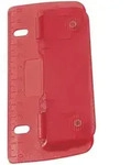 WEDO Taschenlocher 8cm Kunststoff rot