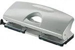 LEITZ Doppellocher 25 Blatt 4-fach mit Anschlagschiene grau