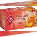 Teekanne Fr&uuml;chtetee Mediterraner Pfirsich 20 Teebeutel (50 g)