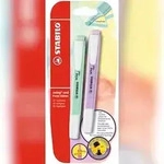 Textmarker - STABILO swing cool Pastel Edition - 2er Pack - Hauch von Minzgr&uuml;n,