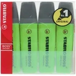 STABILO BOSS Original Textmarker gr&uuml;n 4 St&uuml;ck