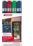 edding Window Marker 4095, 4er Etui schwarz, rot, blau, hellgr&uuml;n
