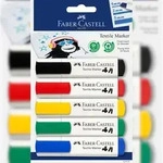 Faber-Castell Textilmarker Basisfarben 5er in Blisterkarte